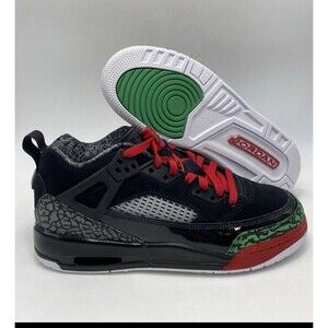 New Nike Jordan Spizike Low (GS) Black Varsity Red (FQ3950 060)  Kids Size 6Y